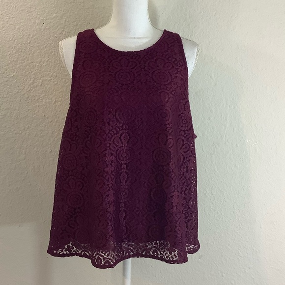 Arizona Jeans Co. lace sleeveless top Junior Plus XXL - Picture 14 of 14